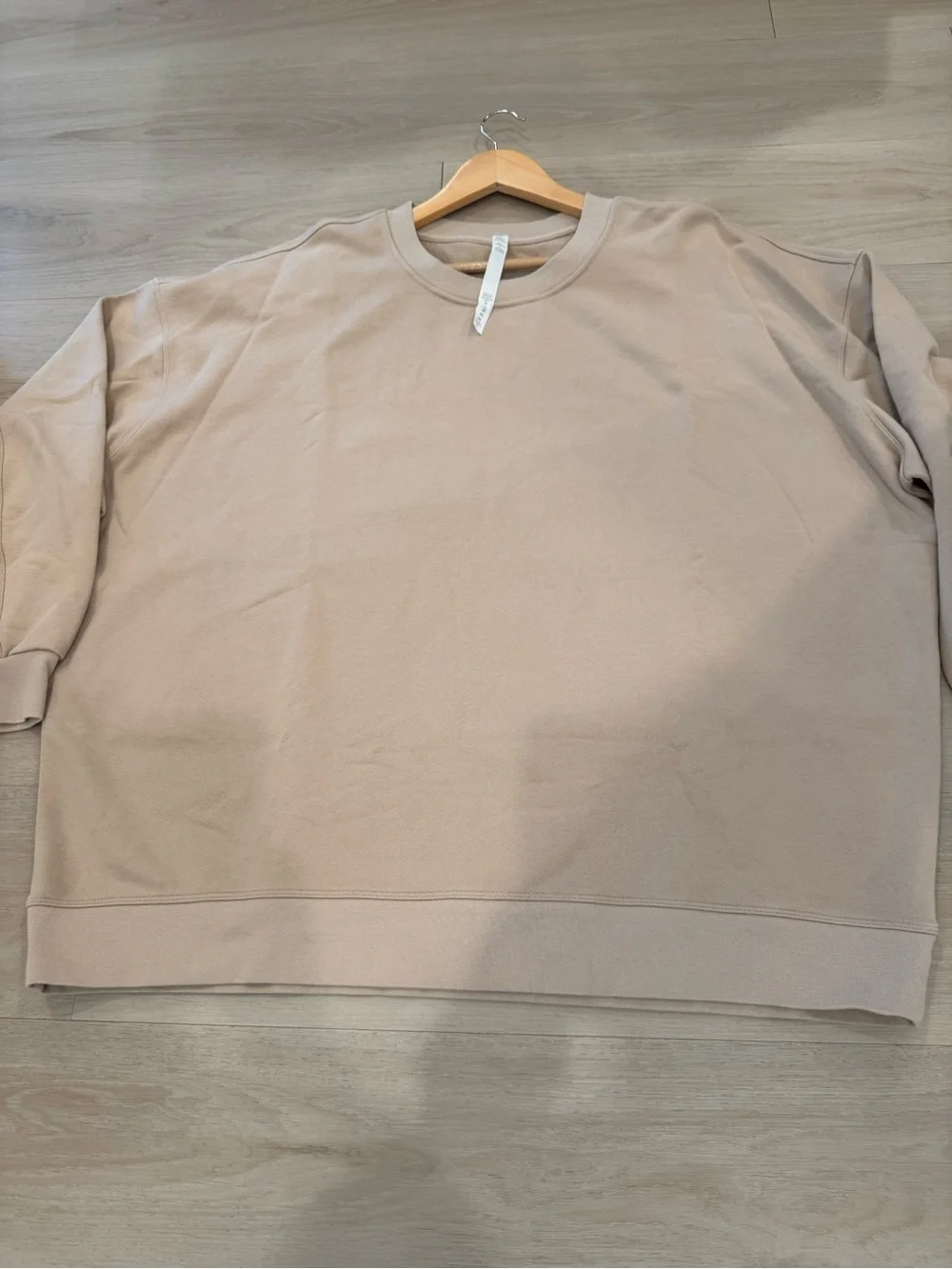 lululemon athletica Crewneck Sweatshirt - Light Tan- Womens 18